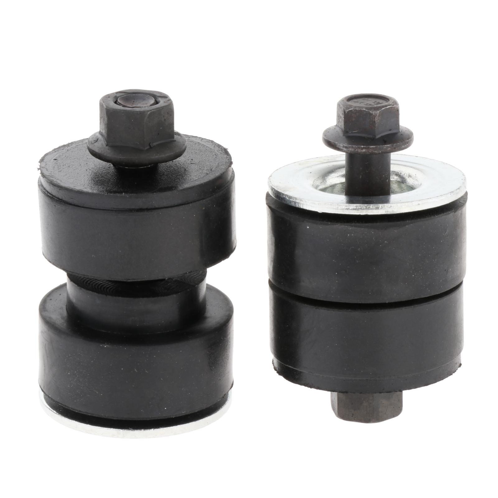 Rubber Radiator Core Mount Bushings Bolts Black Parts Universal 1967-1989 Replacement Accessories Support Body