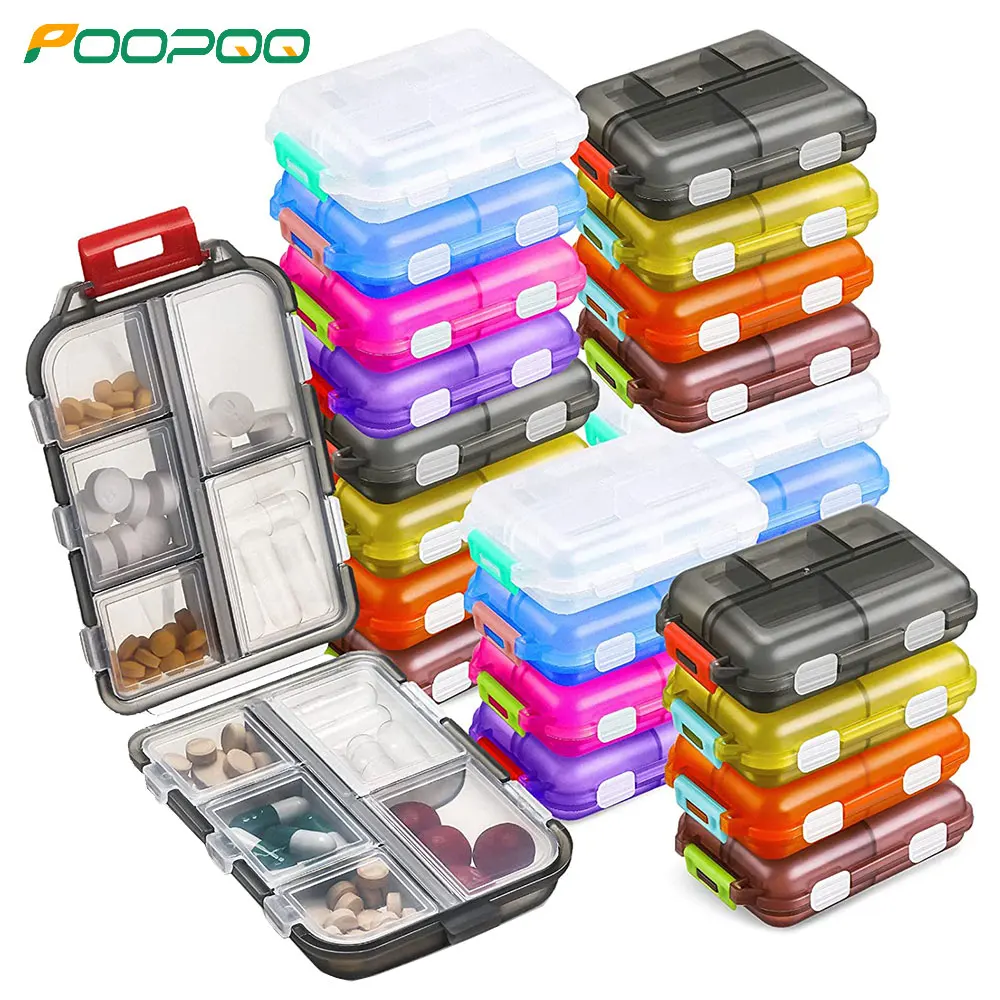 Best of Travel Pill Organizer Portable Pill Case, 10 Grids Pill Travel Case Medicine Organizer Pill Box For Purse Travel Pill Container Reviews & Tips