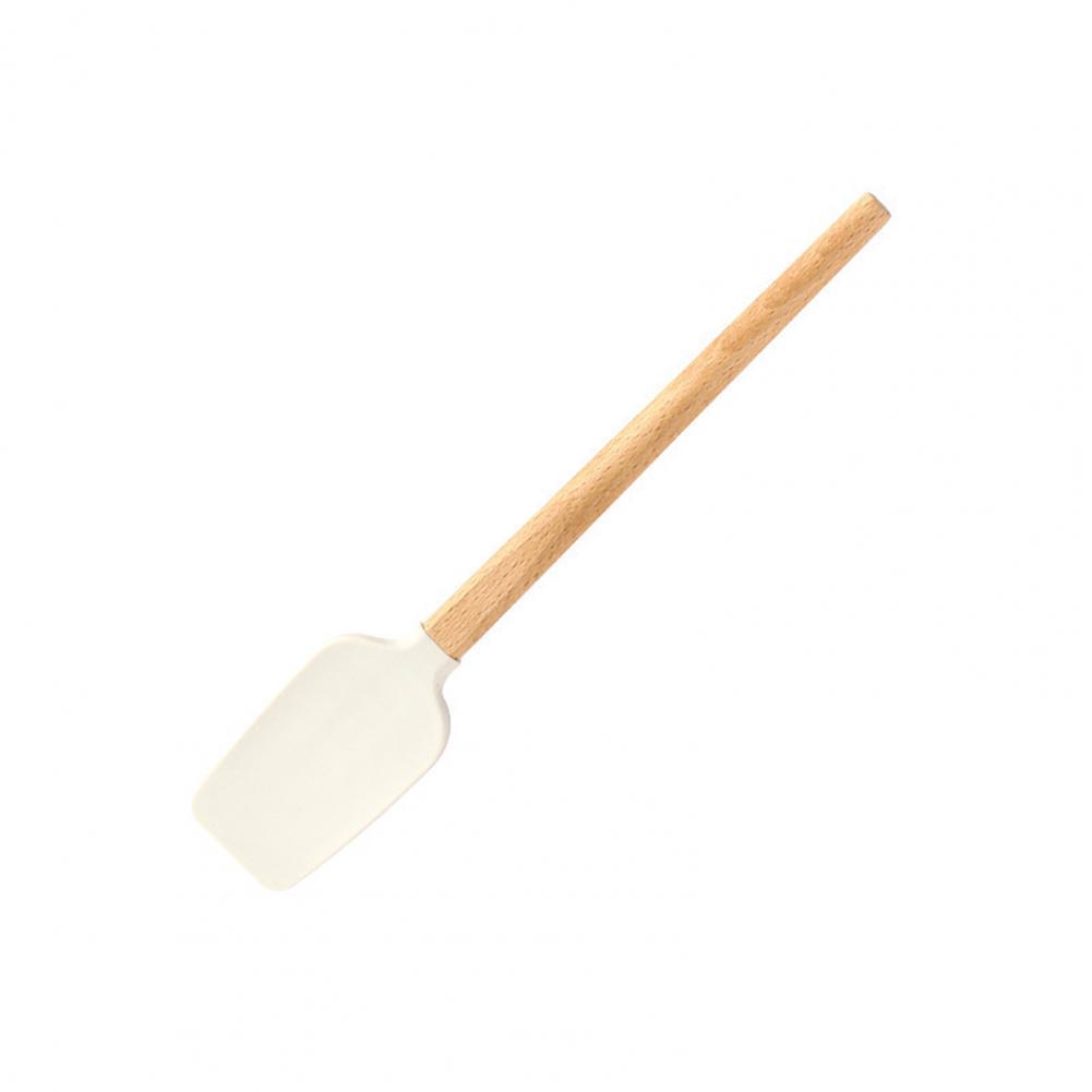 Title 13, Silicone Cream Spatula Wooden Handle Non-stick ...