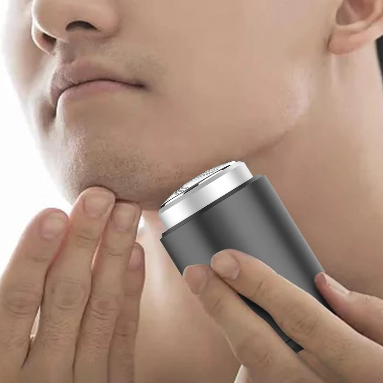 Mini Men`s Electric Razor Cordless Shaving Facial Beard Trimmer for Home Use Men