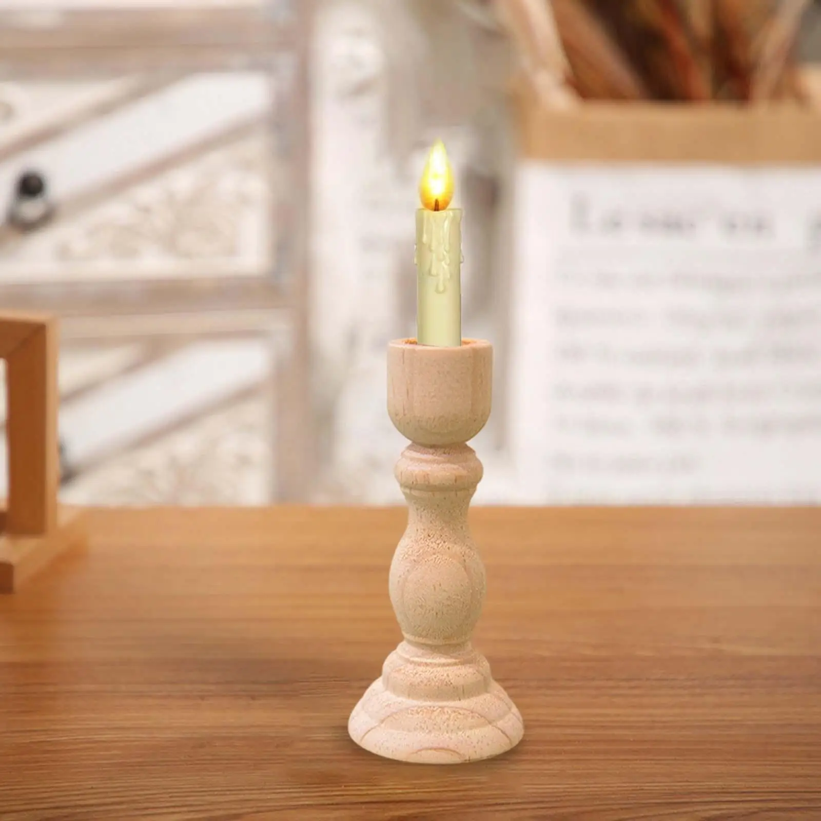 Pillar Candle Tray Table Centerpiece Photo Props Candlestick Home Decoration for Home Thanksgiving Wedding Living Room Decor