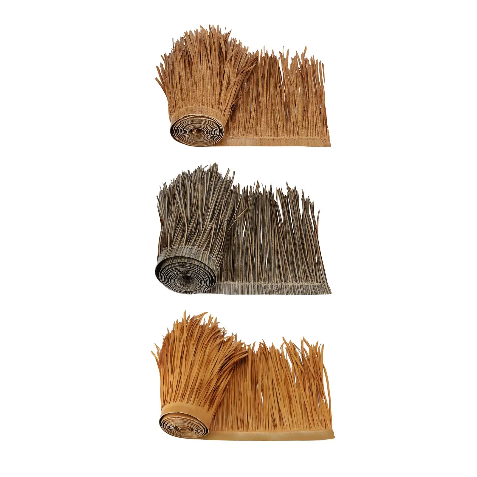 Straw Roof Thatch Grass Skirting Roof Simulation Artificial Palm Thatch for Garden