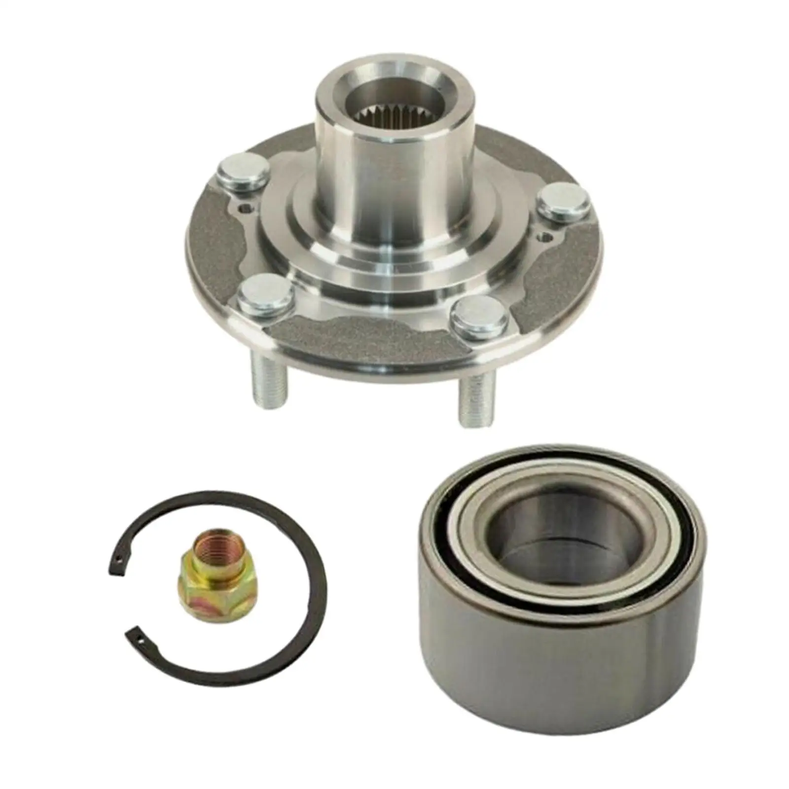 Replacement Wheel Bearing and Hub Assembly Replace Parts Front Wheel Hub Bearing Set for Accord 2013-2017 Easy to Install