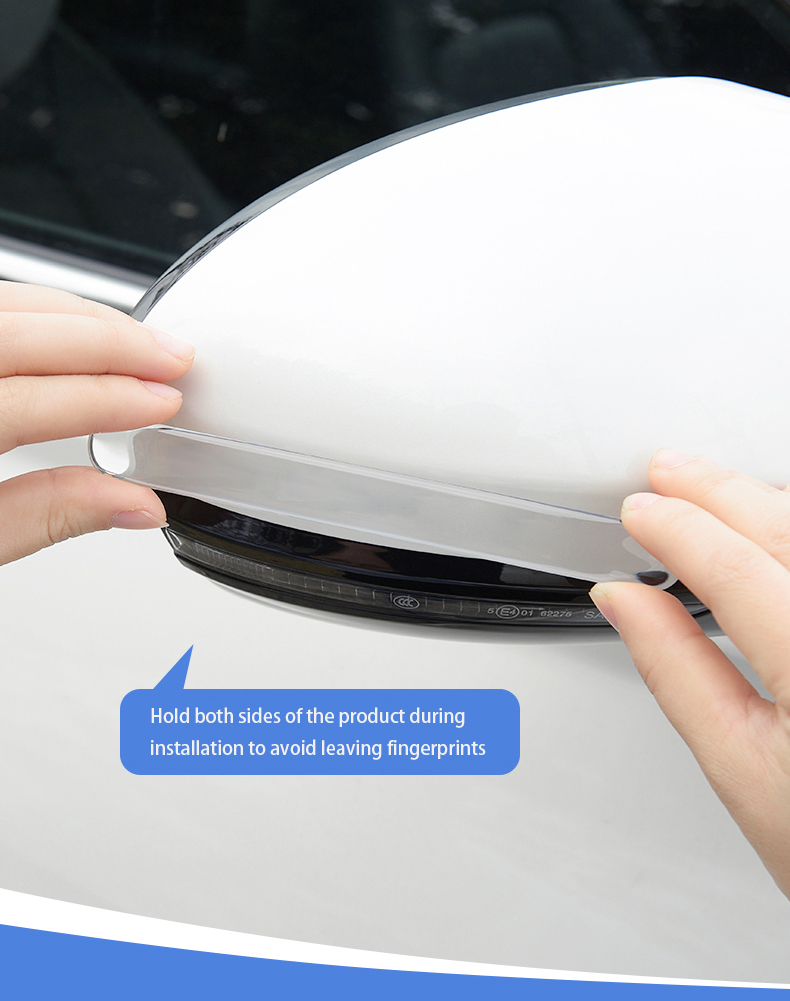 4/8/10Pcs Car Door Transparent Anti Collision Side Edge Protection Guard Protector Bar Stickers Rearview Mirror Protection Strip