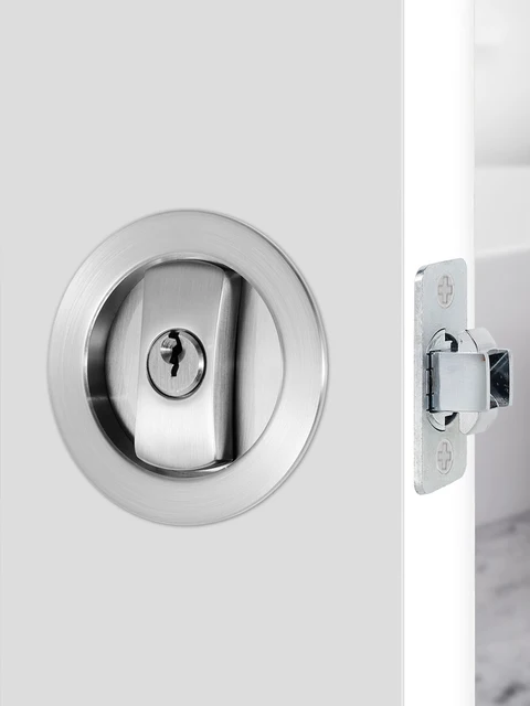 Stainless Steel Square Deadbolt One Side Key One Side Knob Door