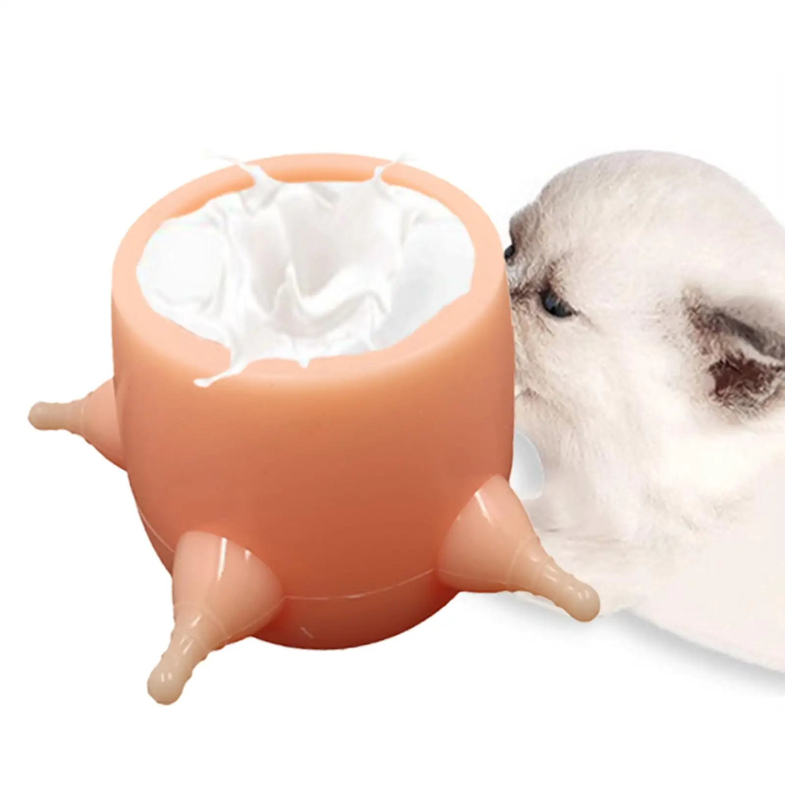 Pet Silicone Puppy Feeder 5 s Nursing Supplies Scientific Design Easy to Clean Durable Washable ,Five Feeding Nozzles Soft