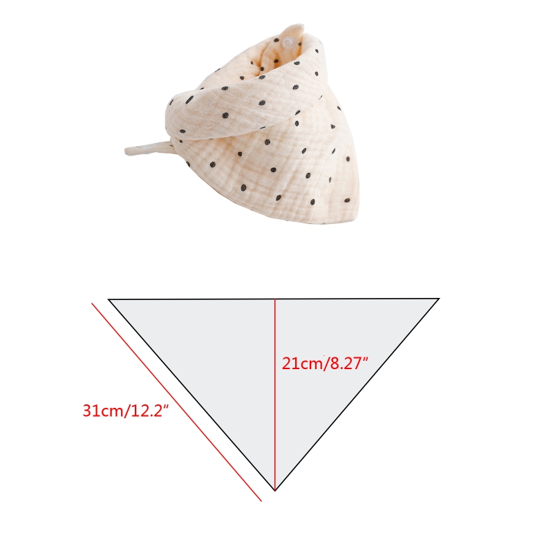 Description Picture 6 of itemBaby Bib Cotton Cartoon Flower Saliva Towel Feeding Apron Supplies for Infant Toddler Kids Boys Girls Chewable Dropshipping