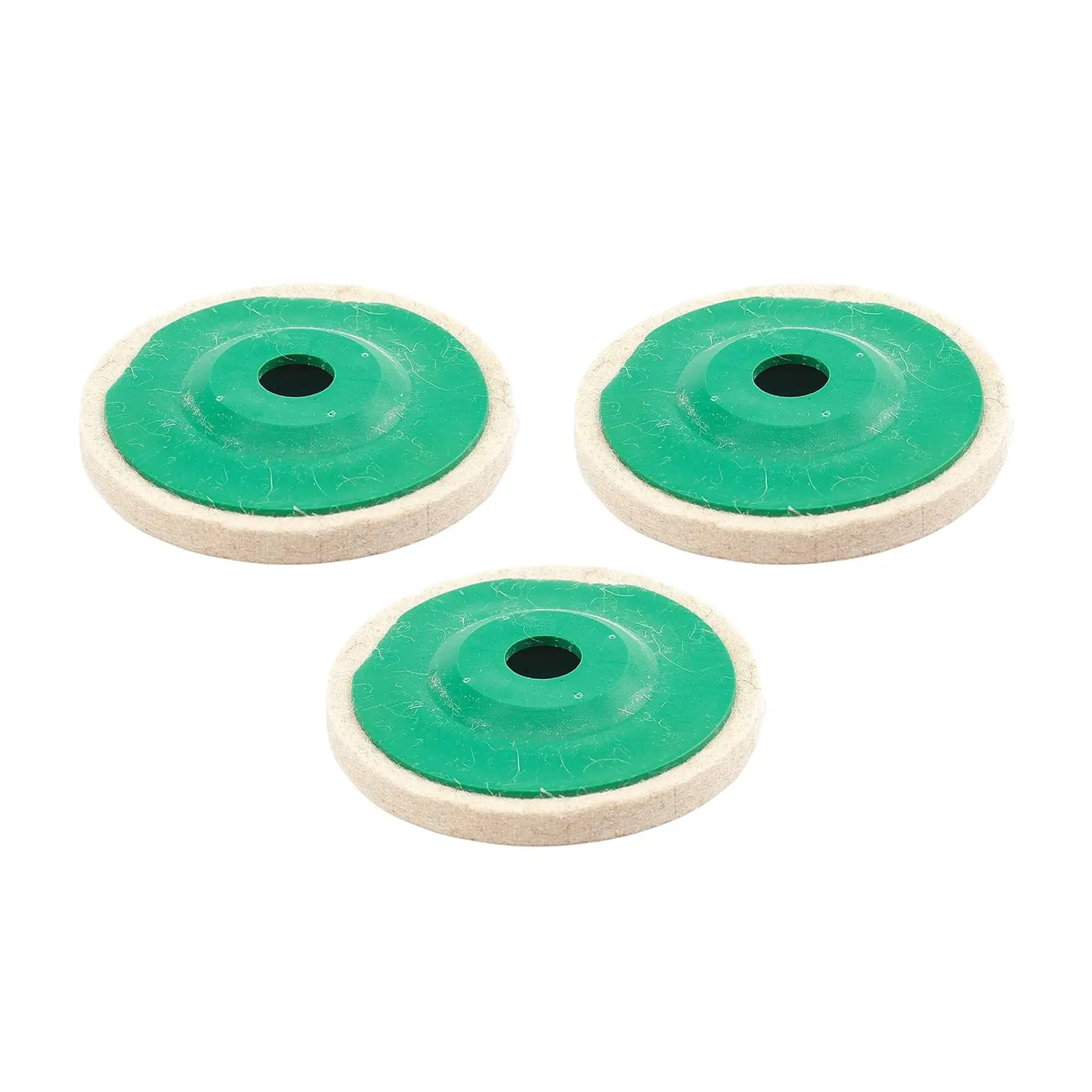 3Pcs Polishing Buffing Wheel Angel Grinder Disc Pad Cleaning Wood Supplies Cleaner Kitchen for Copper Ceramics Glass Marble