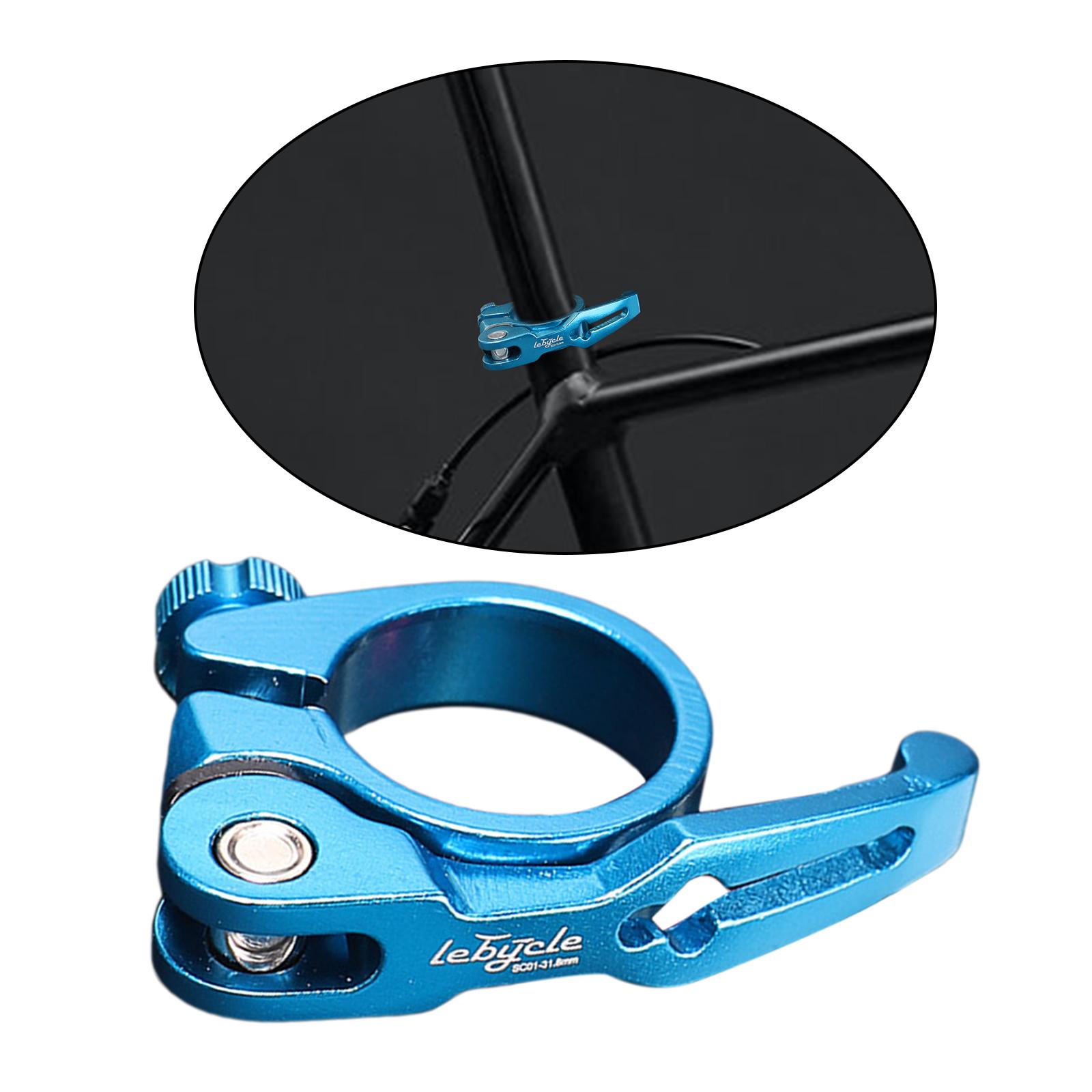 Aluminium Bike Seatpost Clamp BMX Road Bicycle Tube Seat Post Clip Repair
