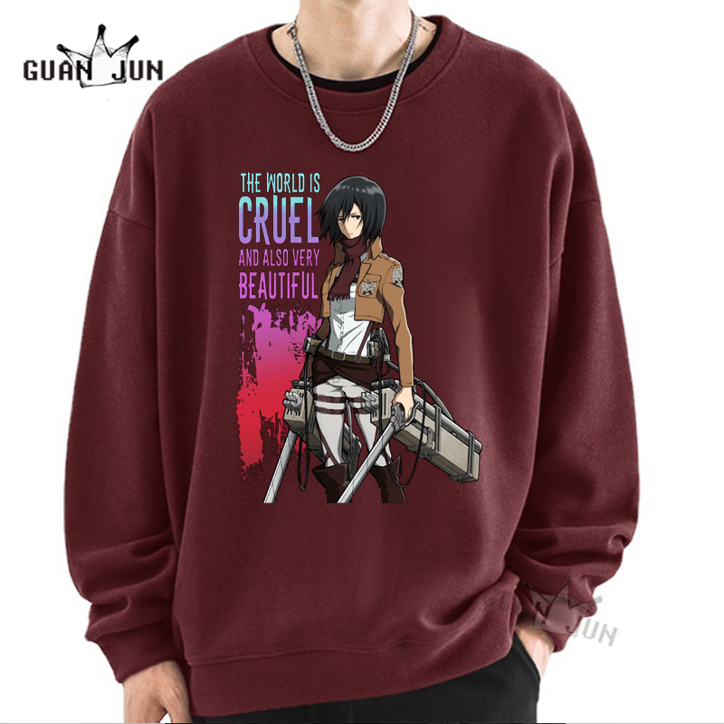 Attack on Titan Mikasa Unisex Hoodie - Casual Harajuku Streetwear