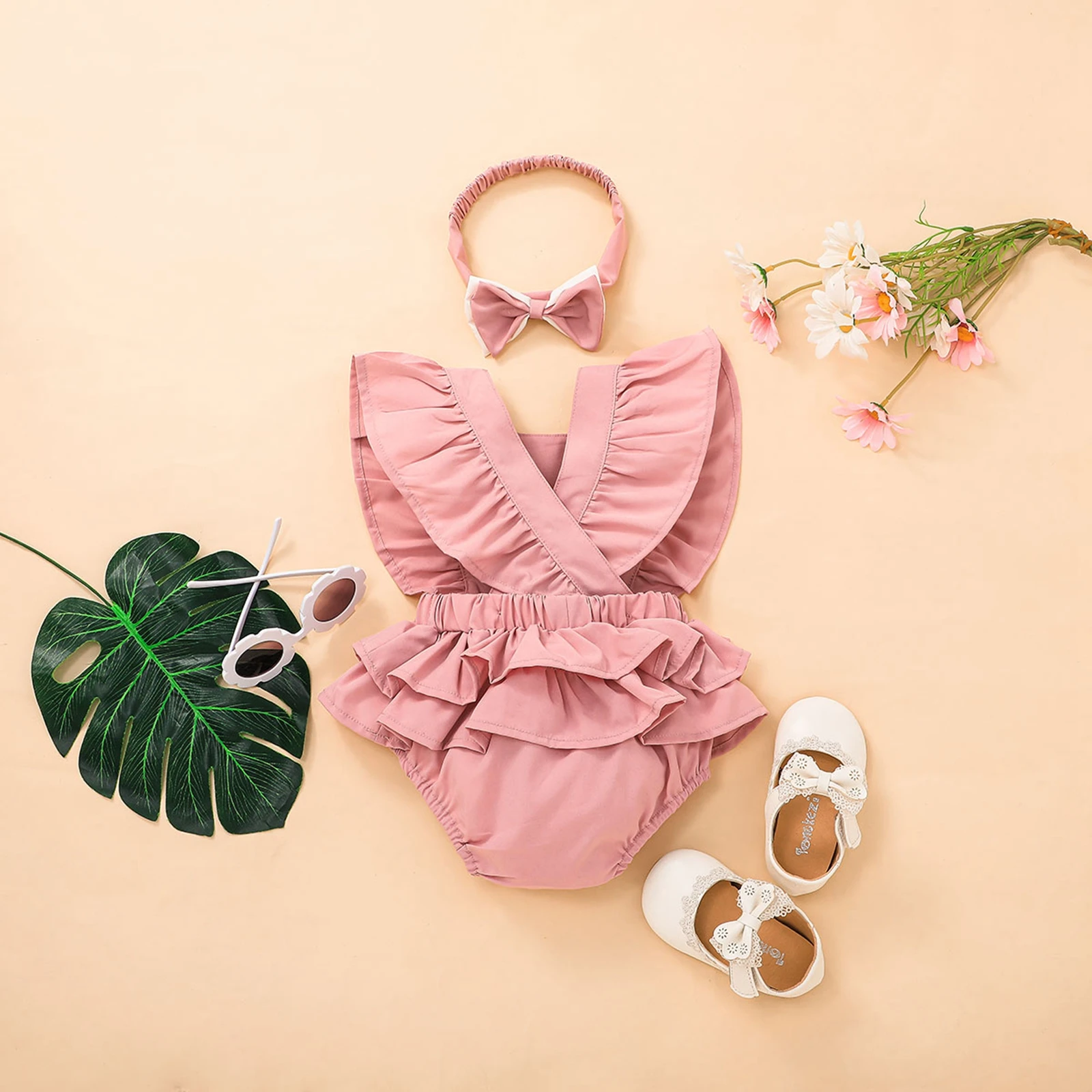 cool baby bodysuits	 Ma&Baby 0-18M Newborn Infant Baby Girl Romper Bow Ruffle Jumpsuit Overalls Cute Toddler Girl Summer Clothing Costumes D01 bulk baby bodysuits	