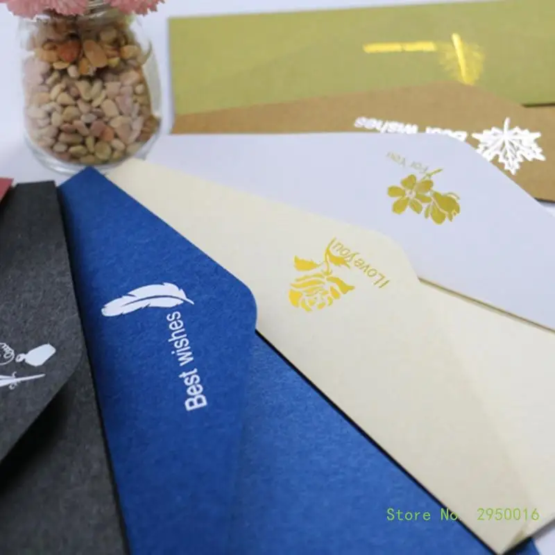 endereçamento, faturas, Envelopes de negócios coloridos, Envelopes Business Flap, 10pcs