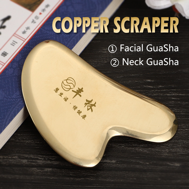 Best of Pure Brass Scarping Plate Copper Gua Sha Massage Plate Facial Neck Massager Eye Massager Health Beauty Tool Body Massage Board Reviews & Tips