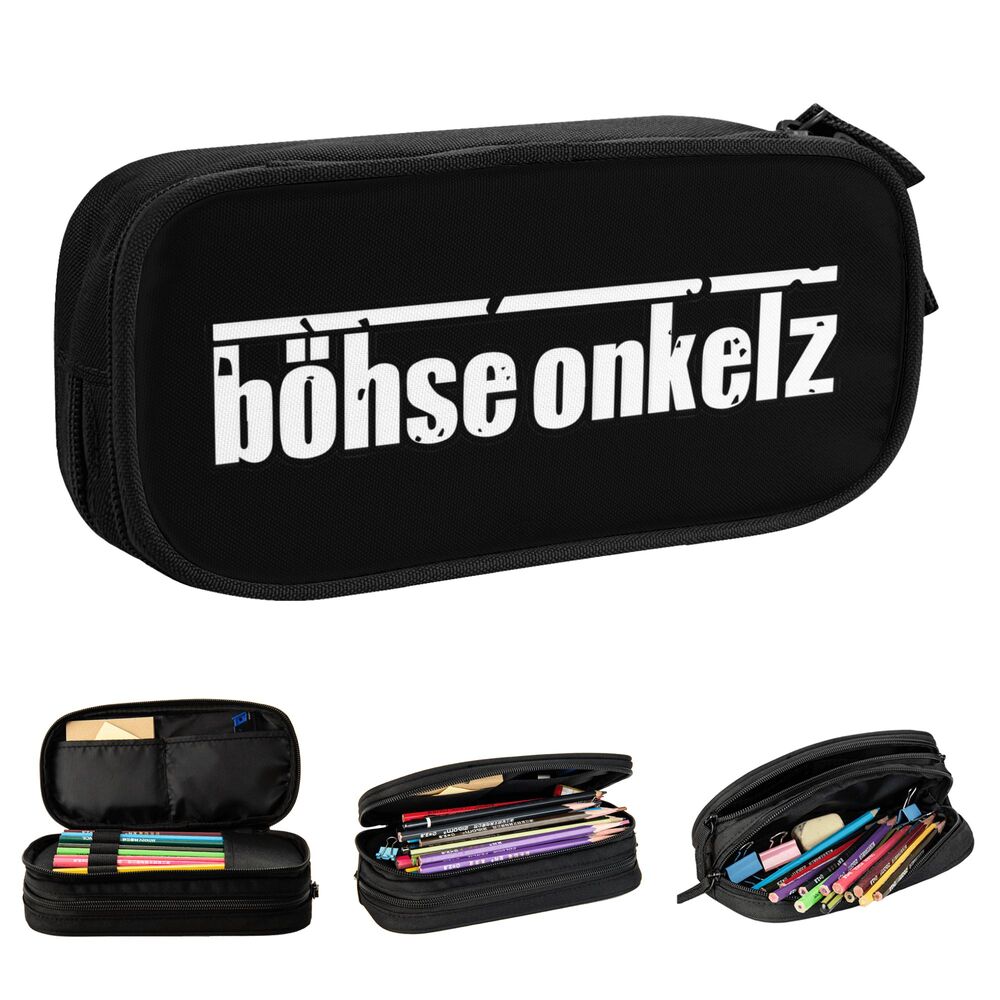 Music Pen Holder Bag, Estudante Grande Armazenamento,