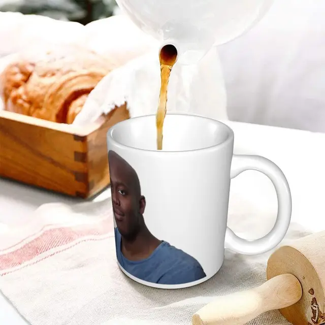 Ryan Gosling Face Throw Pillow III White Mug 11oz Ceramic Tea Cup Coffee Mug  Friends Birthday Gift Ryan Gosling Gosling Ryan Rya