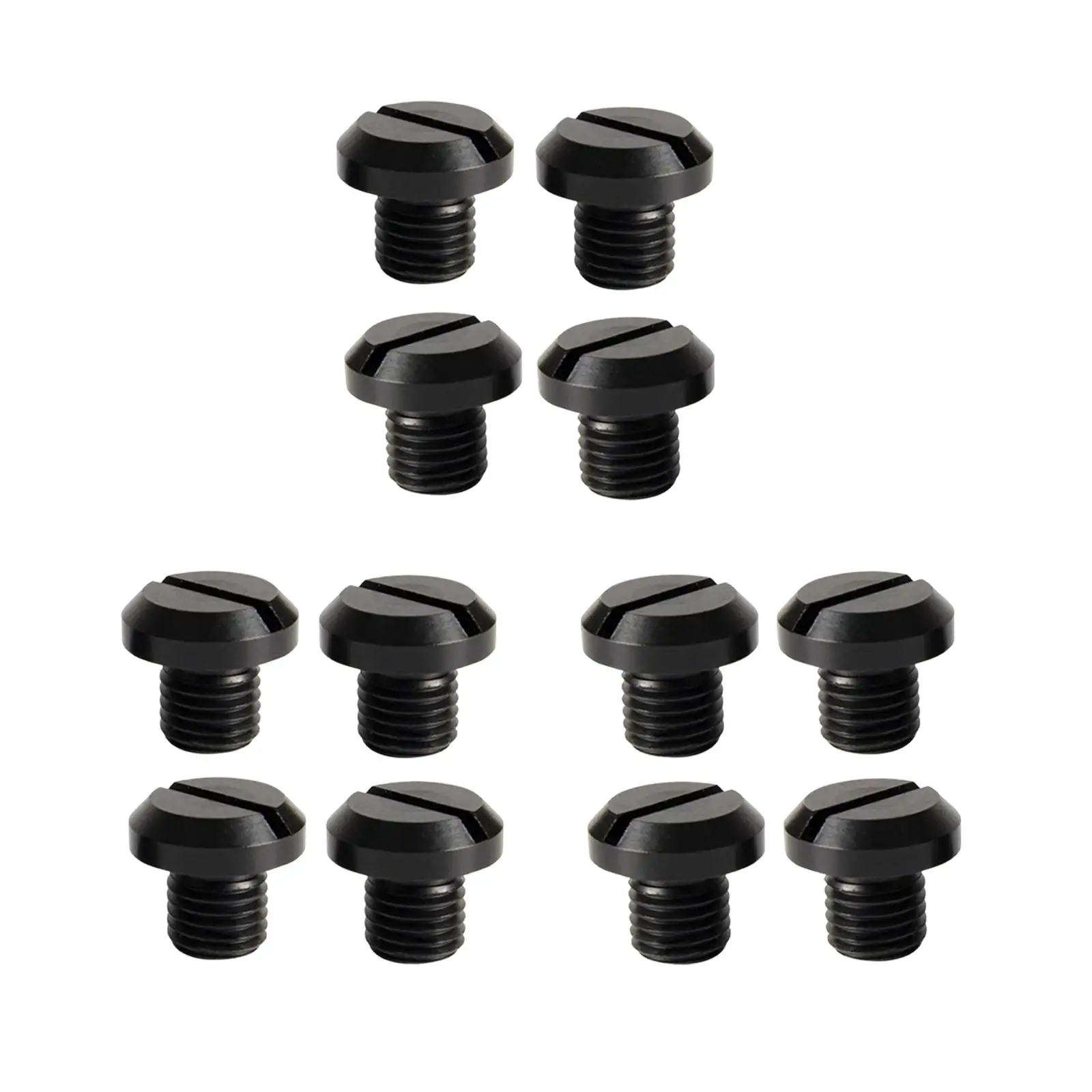 4 Pieces Motorcycle Mirror plug Screw Metal Easy to Install