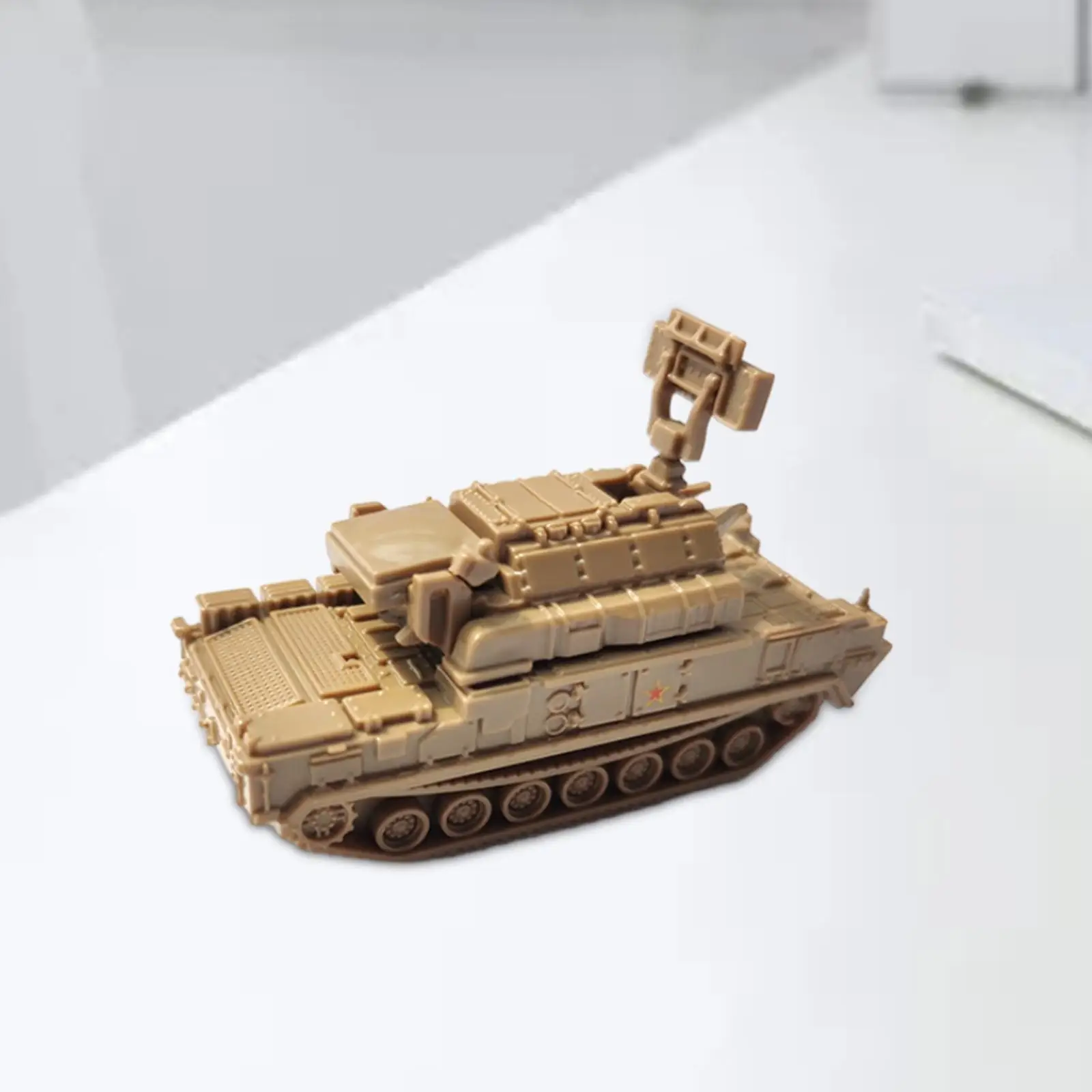 1/144 Scale Miniature Building Model Kits Puzzles DIY Assemble Armored Tank Model for Display Gift Collectibles Boys Children