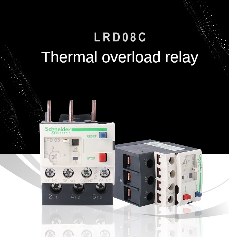 Schneider LRD01C 0,1–0,16 A / LRD3322C 17–25 A LRD3357C 37–50 A thermisches Überlastrelais für AC-Schütz LC1D elektrischer Schutz – Detail 5