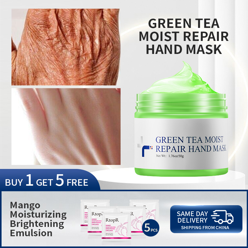 Best of FAIR KING Hand Mask Green Tea Wax Mask Moisture Beauty Health Anti-aging Skin Care Smooth Repair Nourise Calluses Exfoliating Reviews & Tips