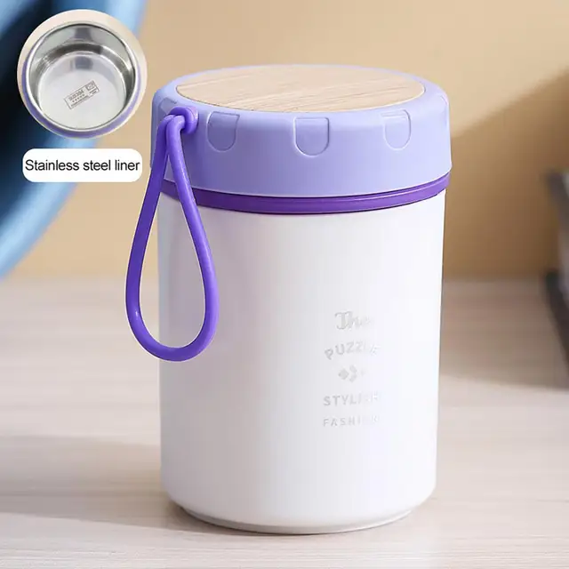 Grandest Birch Soup Cup Food Grade Rust-proof Plastic Meal Prep Lunch  Container Bowl Soup Box for Home Rust-proof Food Grade Long