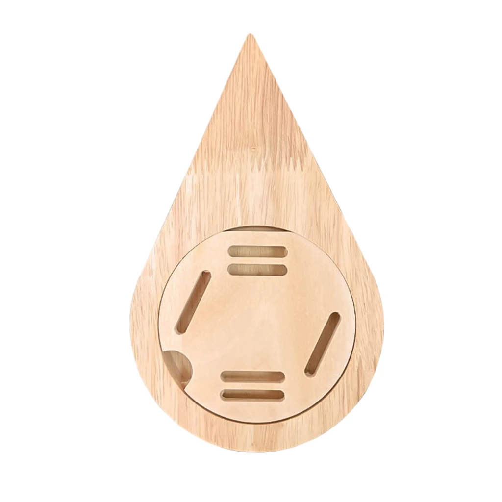 Wooden Drop Shape Honeycomb Combination Medal Display Rack Medal Rack Teardrop-shaped Wood Medal Stand