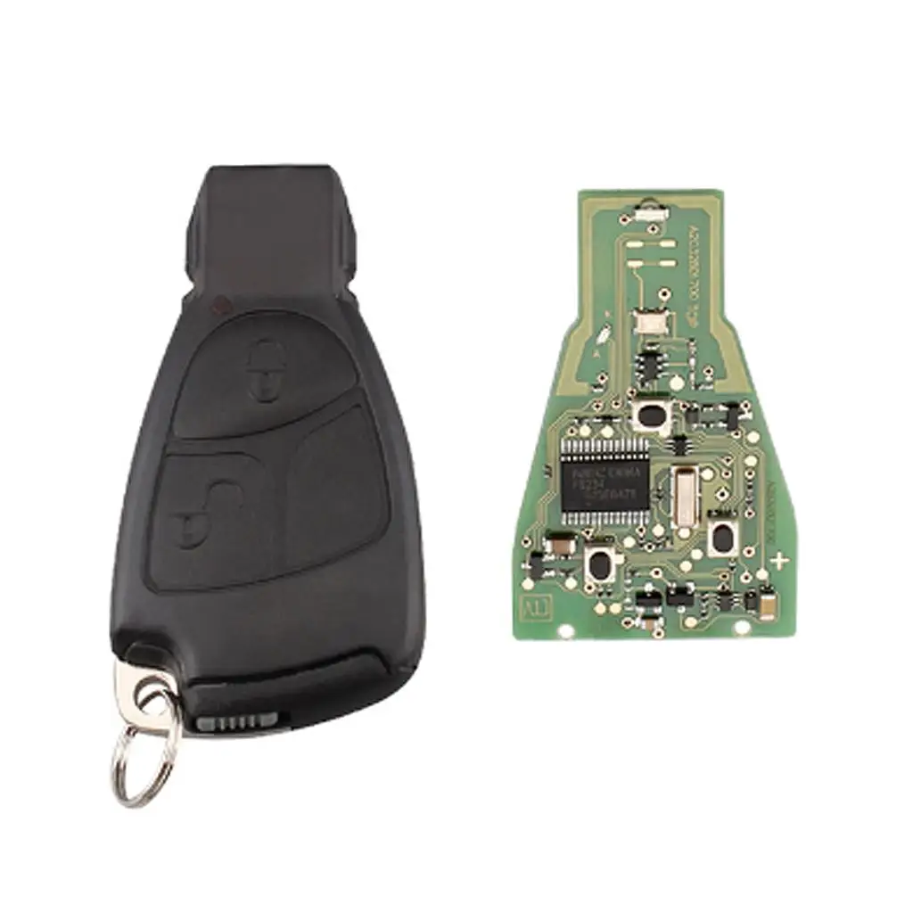 433.92Mhz 3 Buttons Remote Locking Key Fob With Chip for Mercedes 99-10