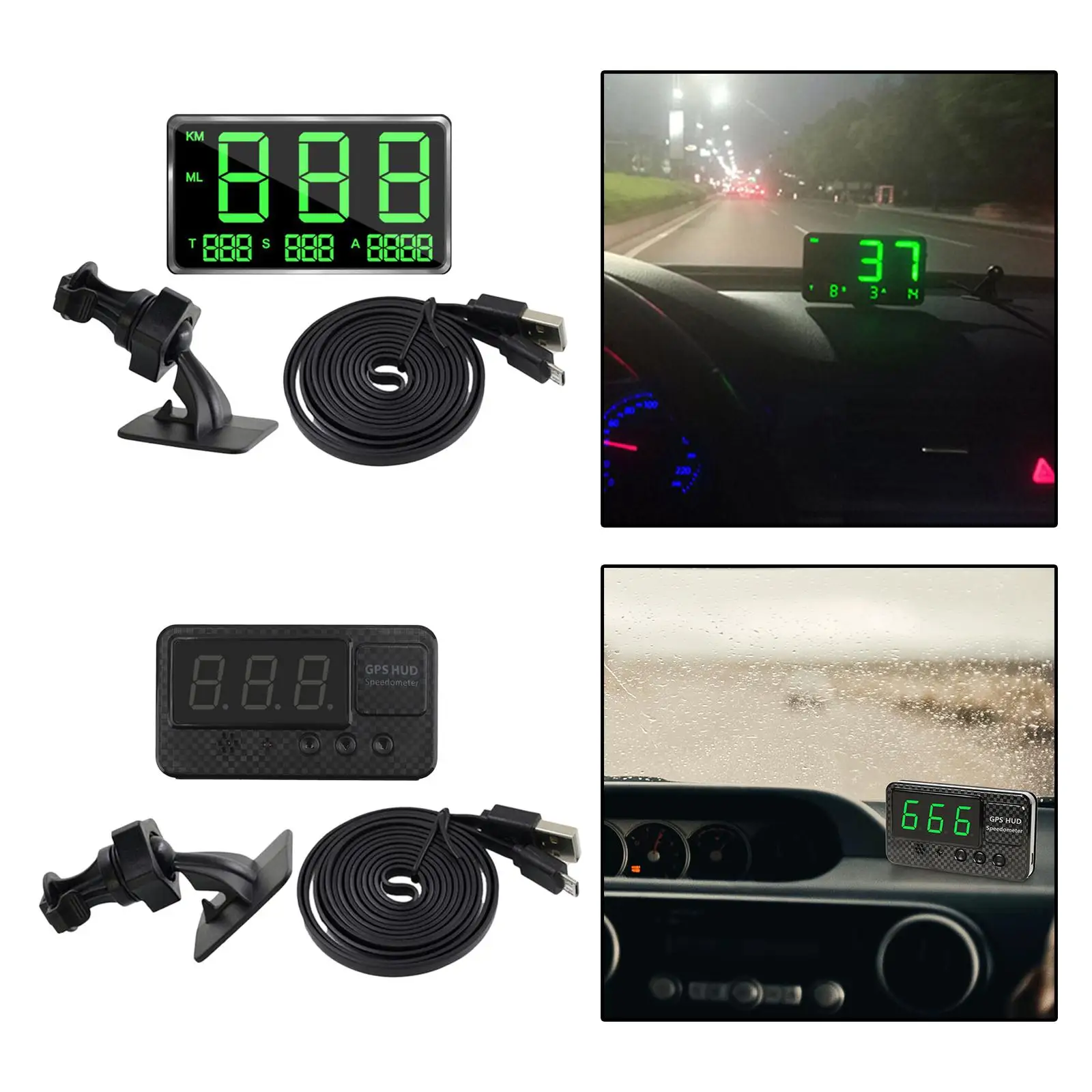 Car, LED Display Overspeed Warning Alarm Big Fonts,  Display, for Golf All Cars SUV ATV  Driving