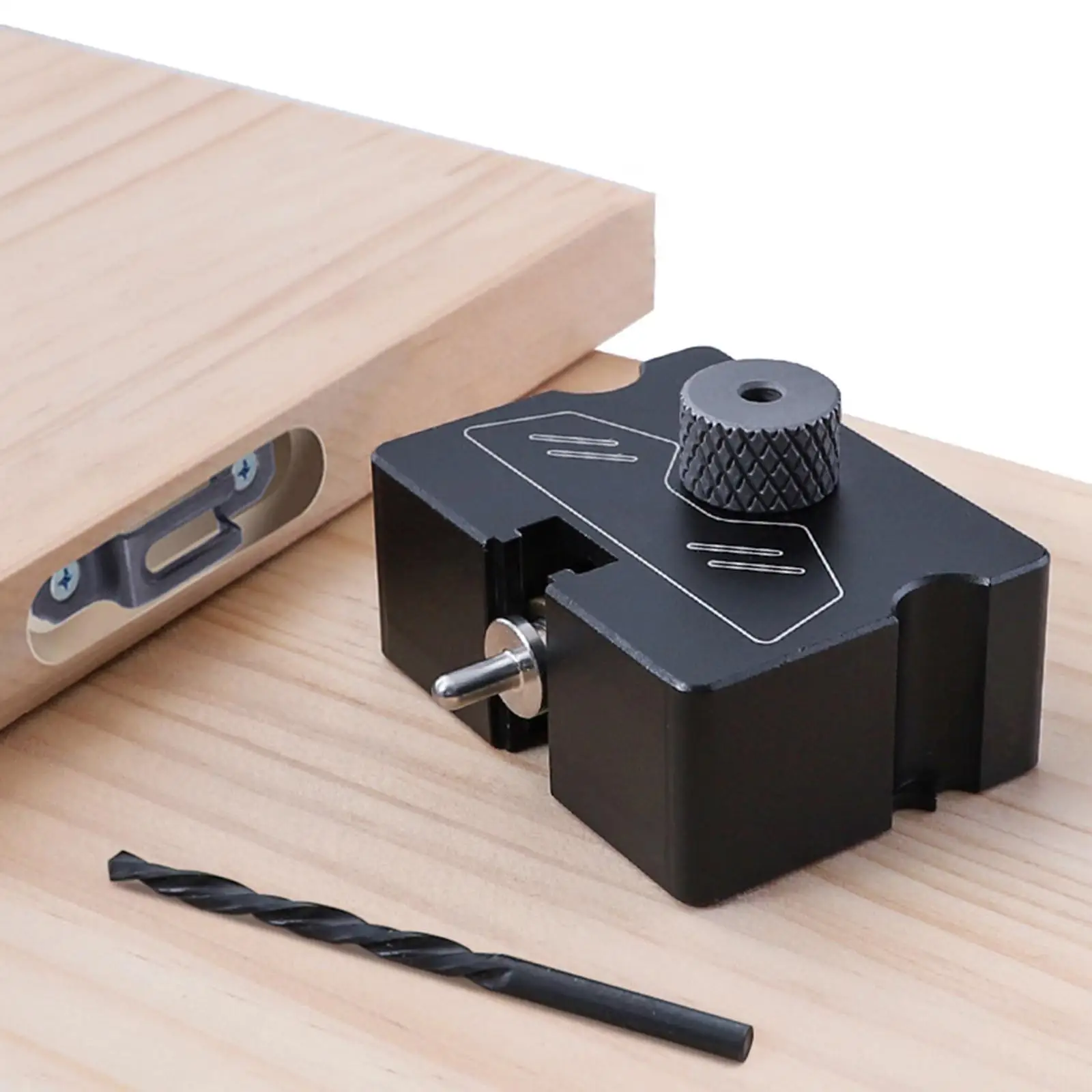 Pocket Hole Jig Kit Positioning Punch Tools Positioning Hole Puncher for Carpentry Woodworking