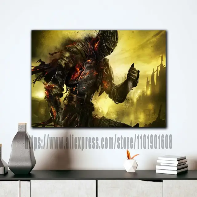 Znimo Dark Souls 2 Overlook Map Video Game Poster Print Poster Living Room  Wall Art Decor Canvas Hanging Picture 20 x 30 inches (50 x 75 cm) :  : Home & Kitchen