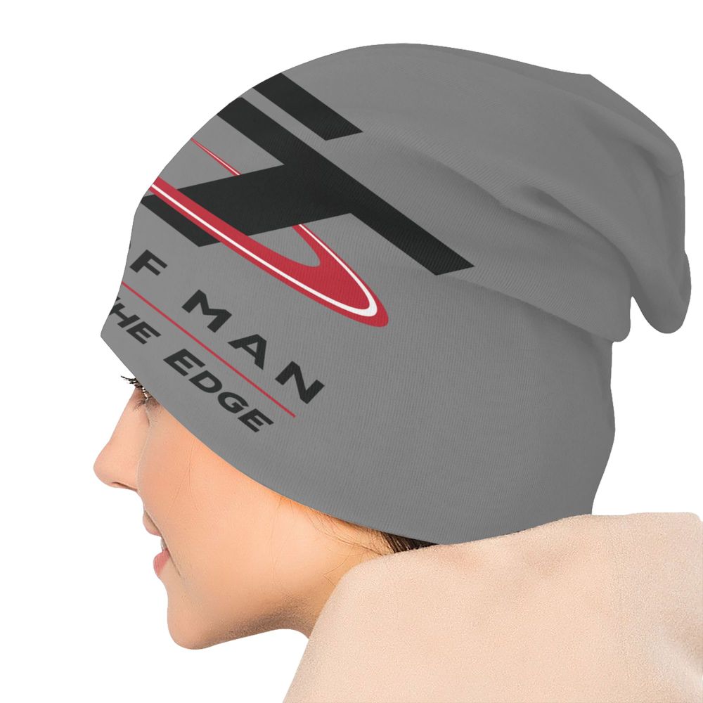 Benutzerdefinierte Isle Of Man TT Skullies Beanies Caps Cool Winter Warm Frauen Männer Stricken Hut Unisex Erwachsene Motorrad Motorhaube Hüte – Detail 5