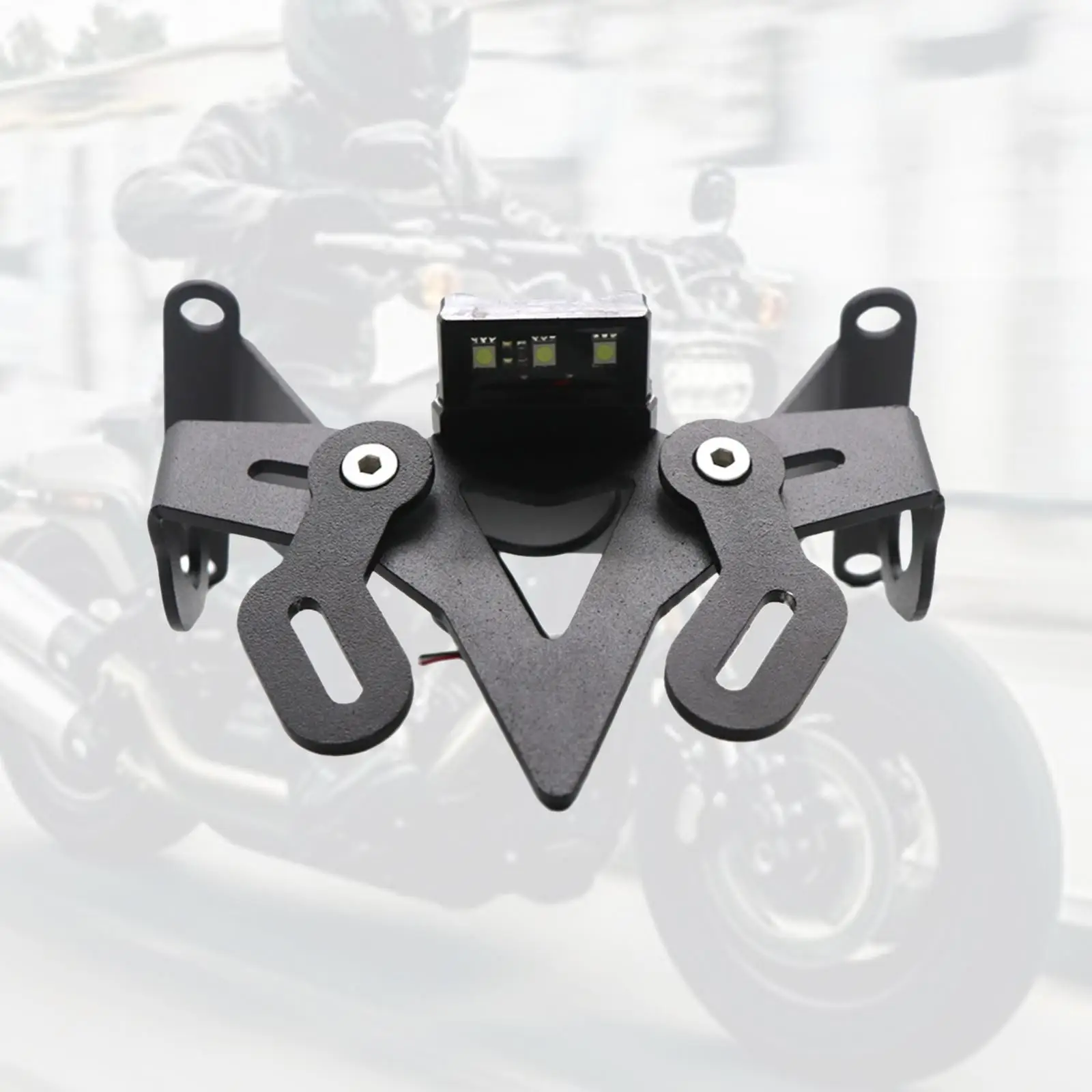 Motorbike License Plate Holder Bracket w/Lights for Honda CB650R 2019+