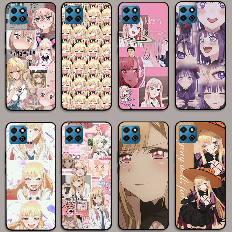 xr cases Kitagawa Marin Anime Phone Case for IPhone 13 12 11 Pro XR 7 8 Plus SE 2020 Phone Cases Soft Silicone Cover My Dress Up Darling 11 phone case