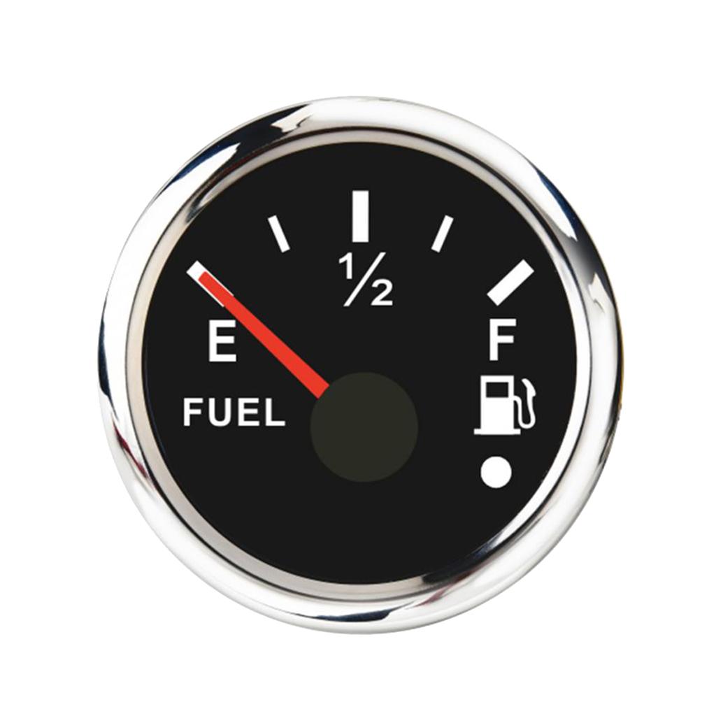 Yacht 52 Mm Fuel Level Indicator. Electric LED Marine Instruments