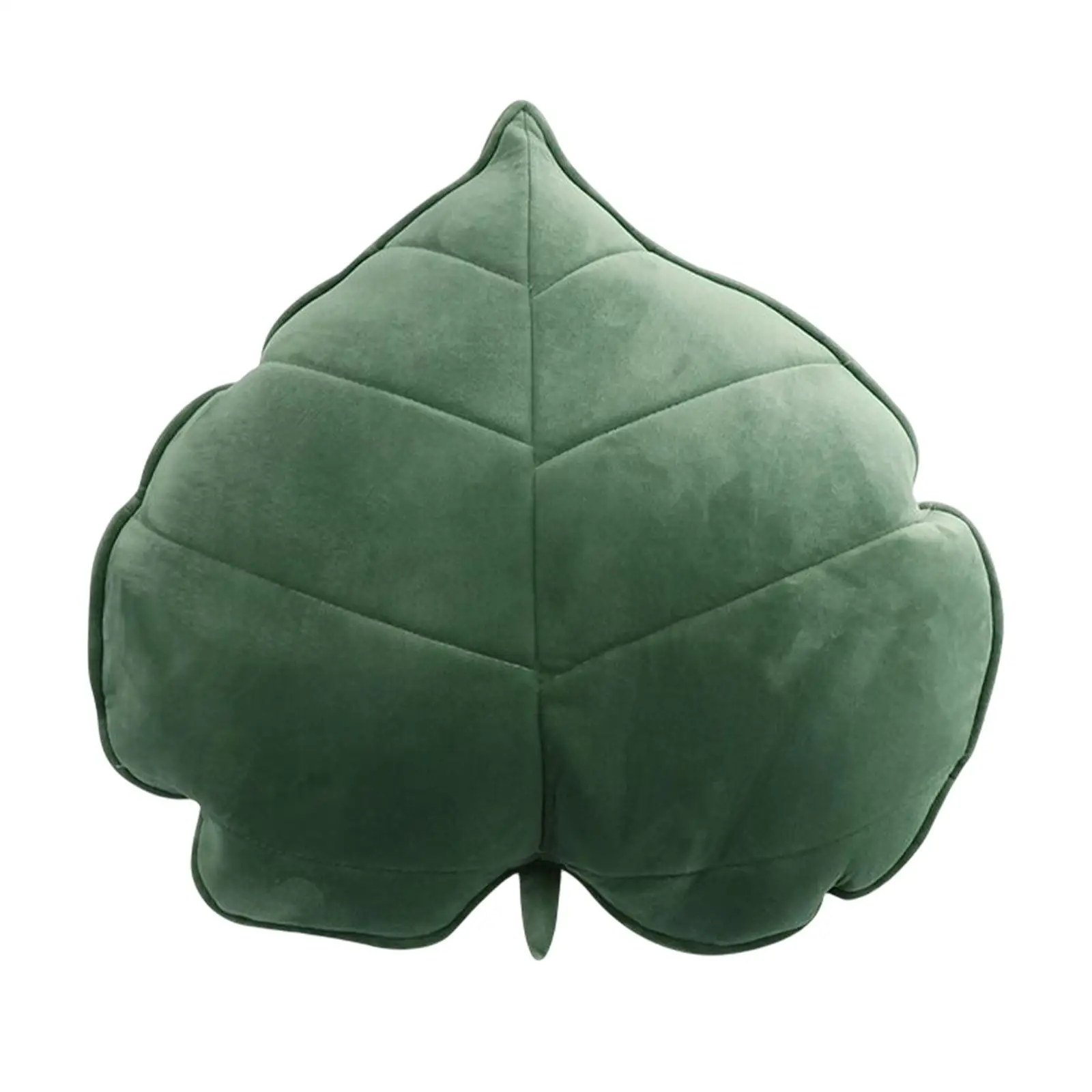 Cute Seat Cushion Body Pillow Sleeping Accompany Toy Stuffed Toy Leaf Appearance Plush Hug Pillow for Spring Home Decoration