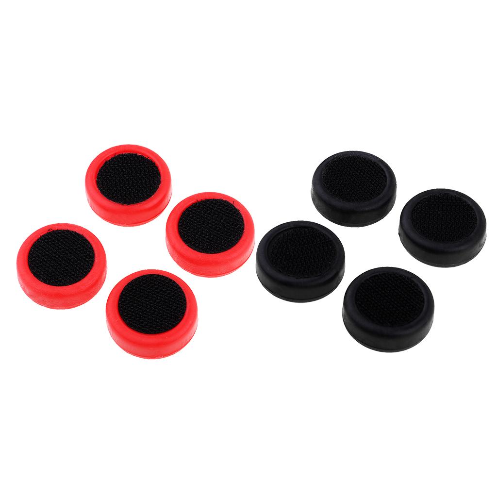 4 Piece Replacement Sliding Block for Longboard Skateboard  Red