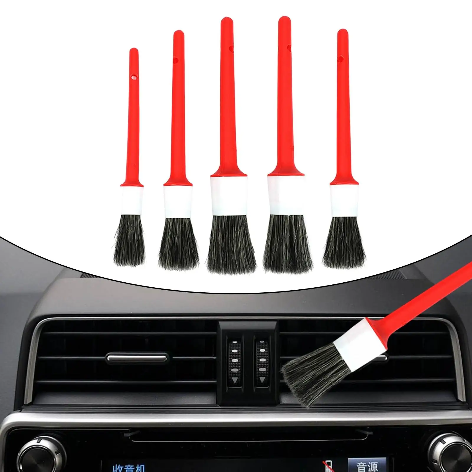 Automotive Car Automobile Detailing Brush Professional for Vents Interior Exterior