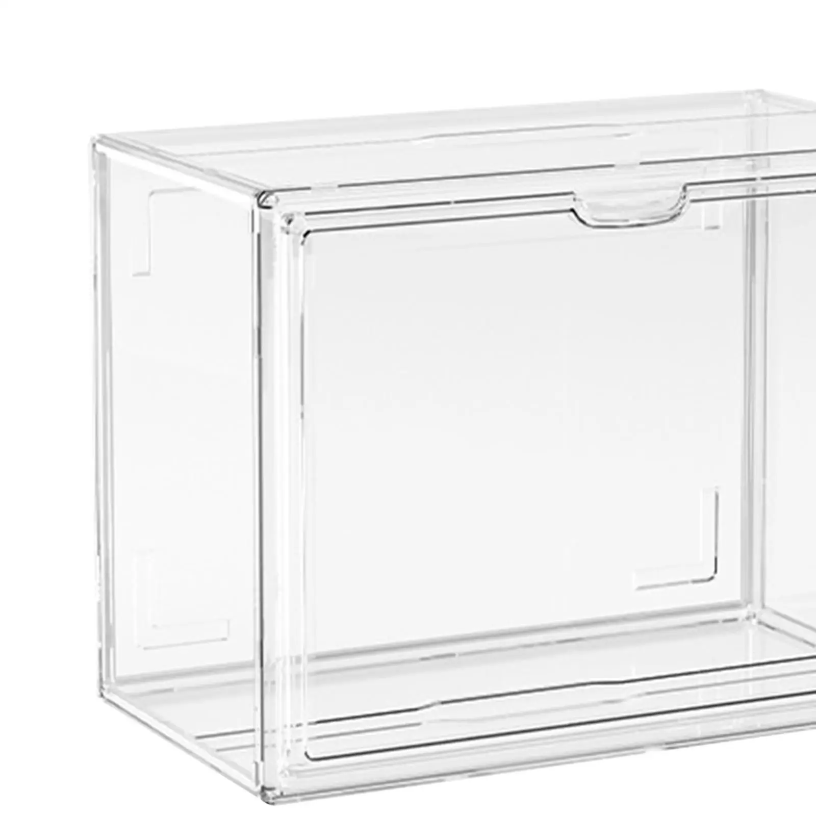 Acrylic Display Case Dustproof Cube Organizer Shelf for Action Figure Toys