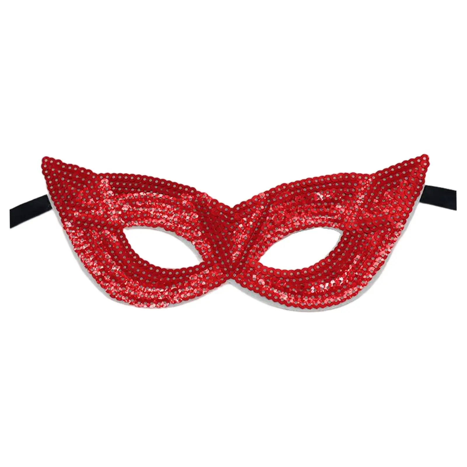 Glitter Masquerade Eye Mask Sequin Party Mask Half Cover Fancy Dress for Carnival Prom
