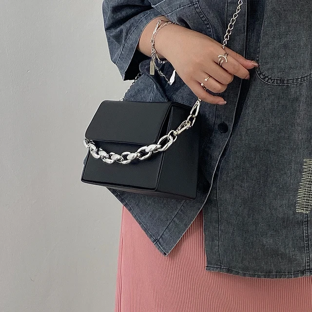 Shoulder Bags - Irregular Square Design Small Shoulder Bags Women Leather Crossbody  Bag Luxury Branded Trendy Handbag Fashion Lady Underarm Bags (Khaki C  24CMX19CMX8CM) : Buy Online at Best Price in KSA 