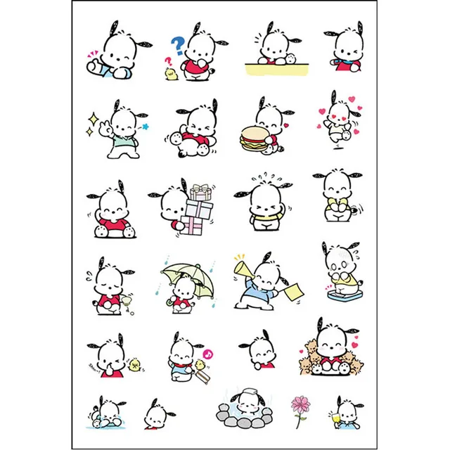 Sanrio Transparent PET Sticker Sheets Pack of 10 – SweetFantasyPaperCo