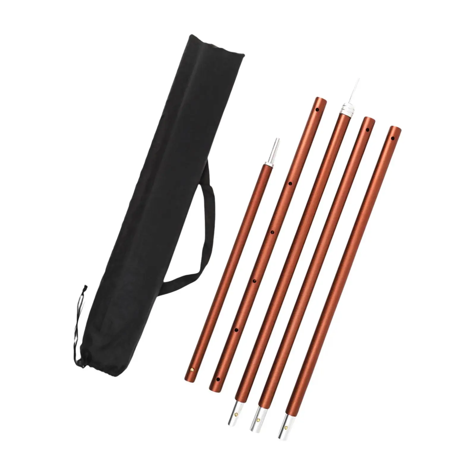 Tent Poles Support Rods Bar Tarp Poles for Replacement Canopy Awning Support