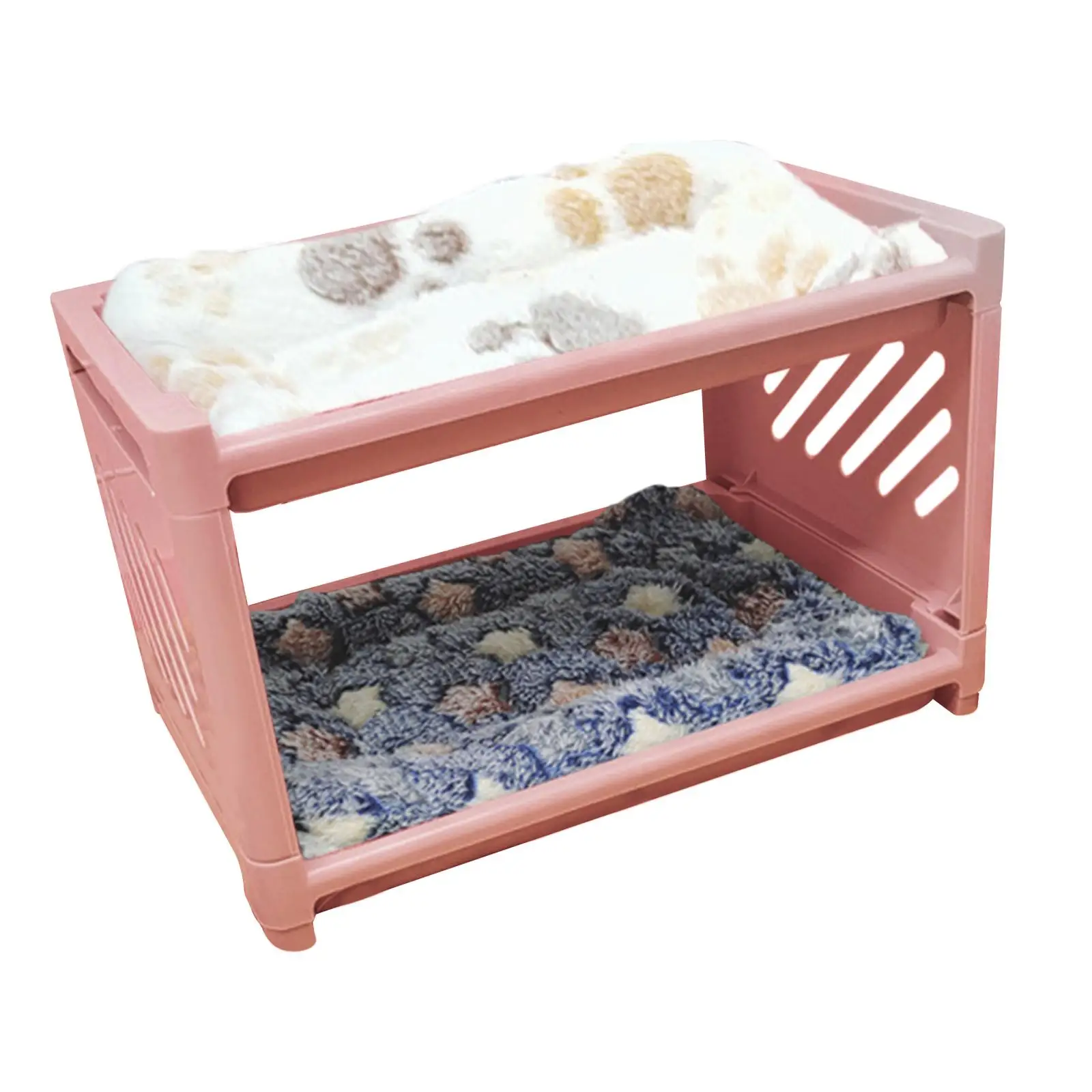 Large Hamster Bed with Mattress Play Hideaway Hut Winter Warm Shelter Habitat Cave for Bunny Pet Supplies Ferret Squirrel Mice