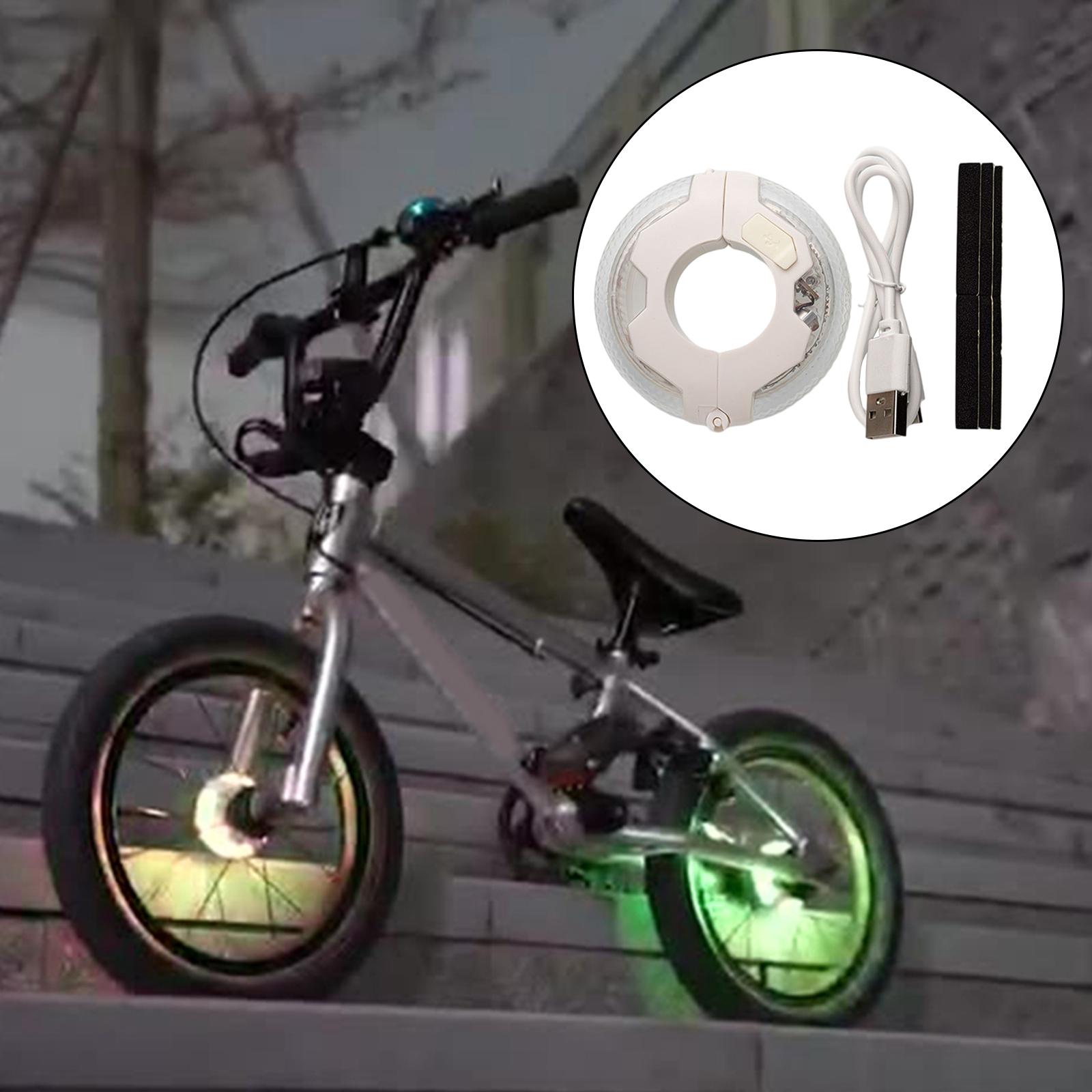 Bike Wheel Lights Bicycle Spoke Hub Light for Kids Balance Bike Boys Girls Bike Accessories