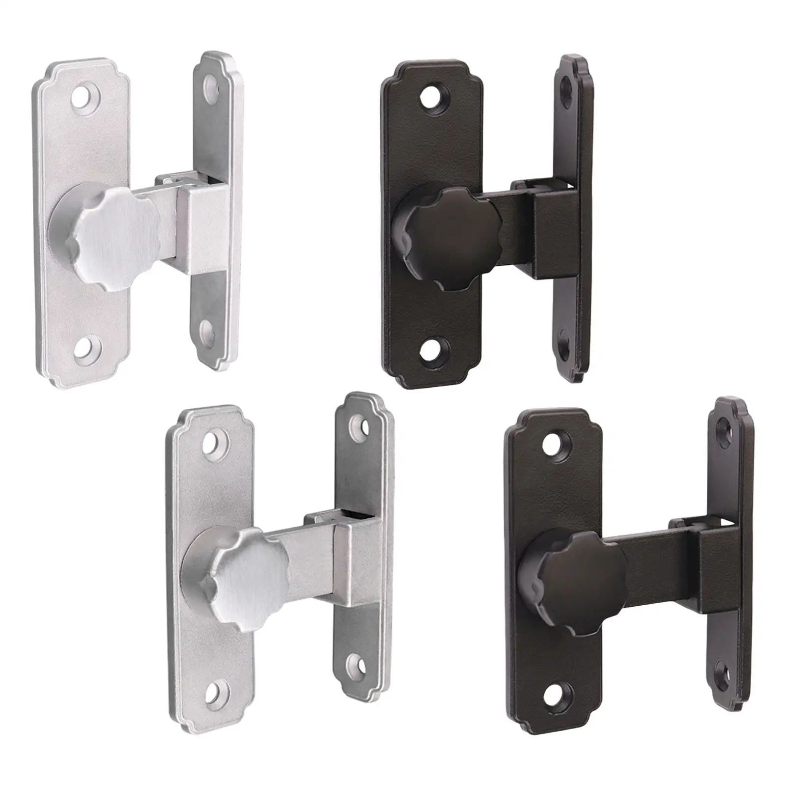 Sliding Door Lock Lever Lock Heavy Duty with Screws Durable Hardware Front Door Locks for Bathroom Entrance Garage Home Window