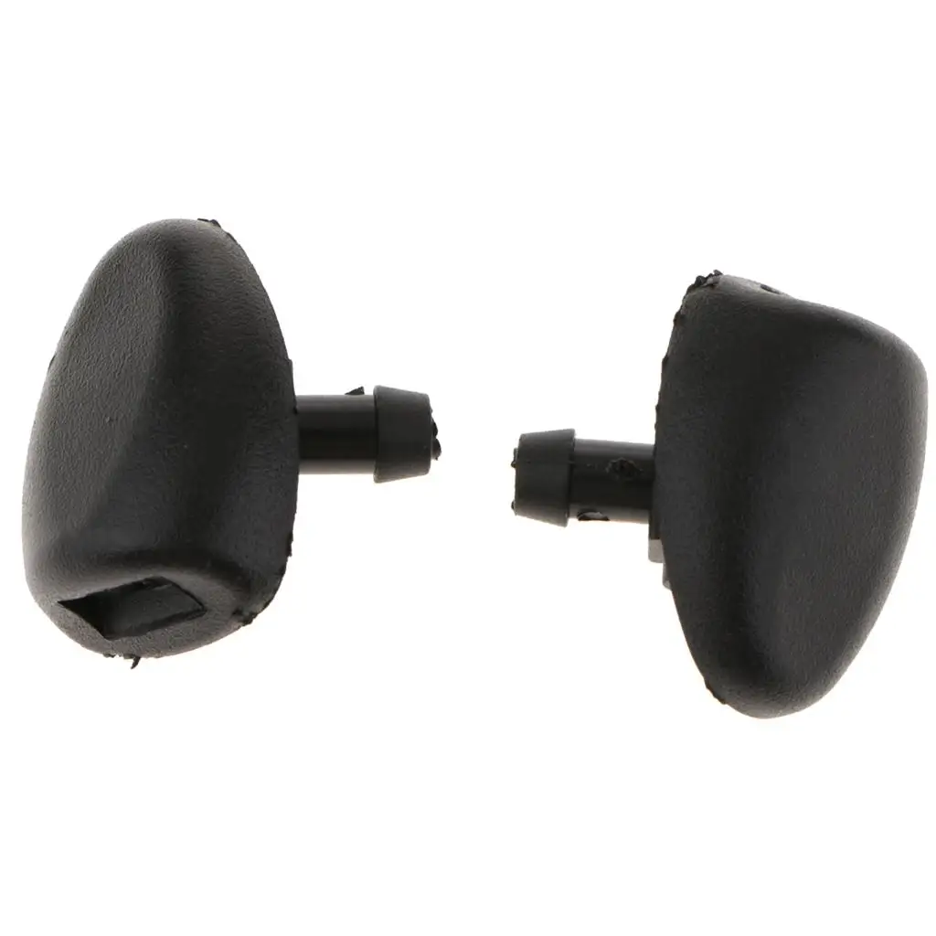 Set 2 Car Front Windscreen Spray Washer Jets Nozzle For Peugeot 206 407 Restores the Proper Spray Pattern Plastic