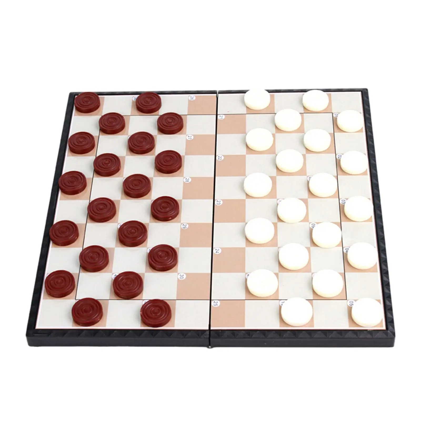 High quality Checkers Board Game Set Educational Toys Traditional for Kids