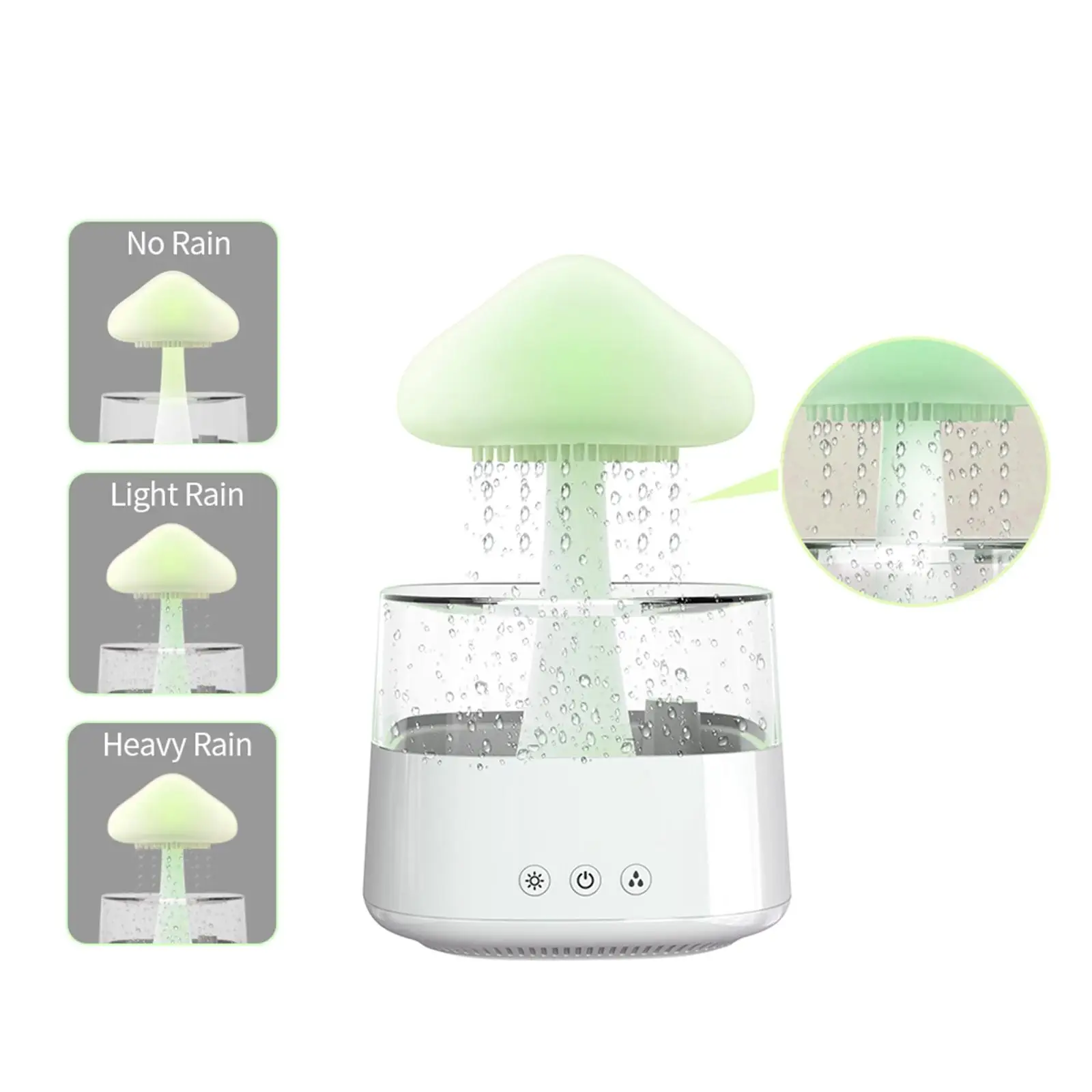 Cloud Raindrop Humidifier Essential Oil Diffuser for Living Room Study Room