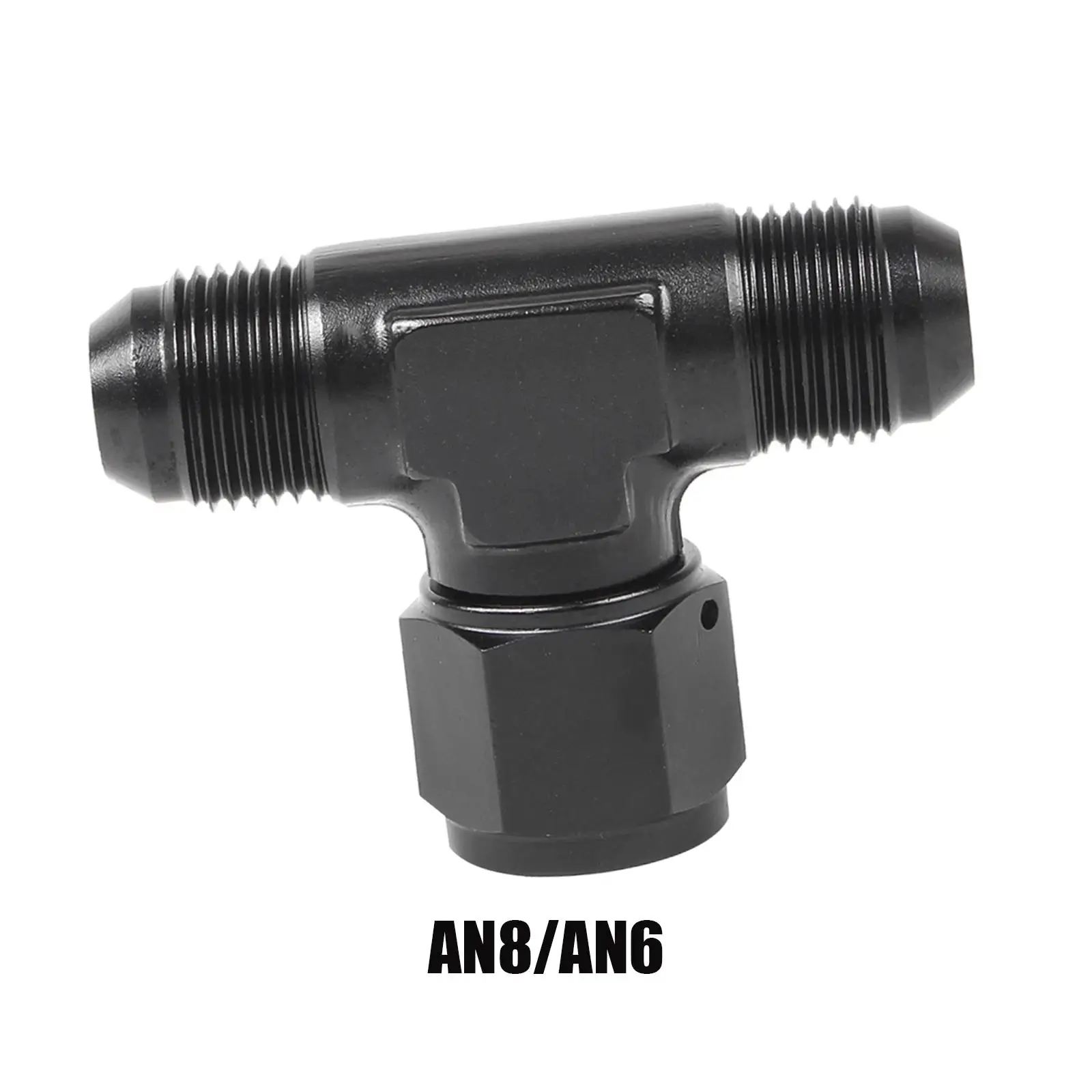 Aluminum Alloy AN Male Tee Adapter Oil Cooler Adapter Accessory Thread Oil Pipe Fittings