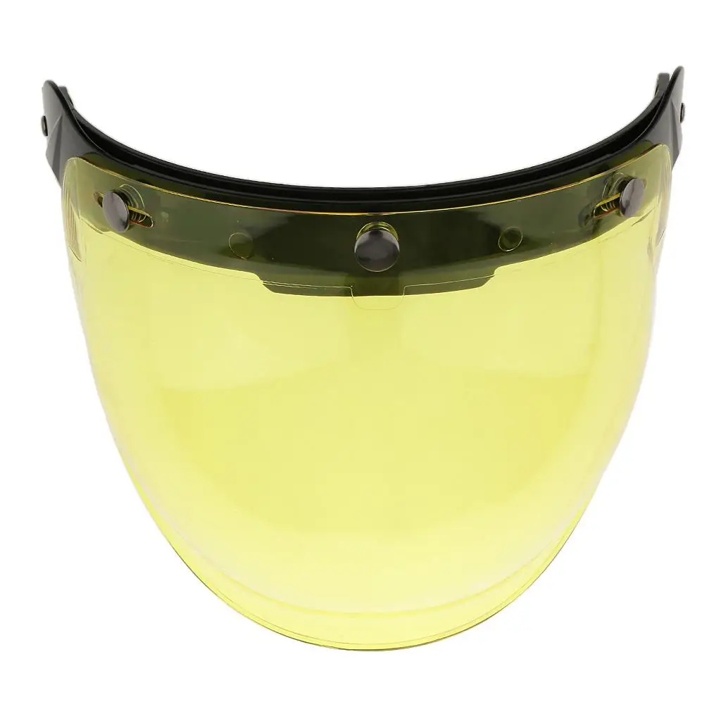 Motorcycle 3 Snap  Visor   Up Down Lens for 