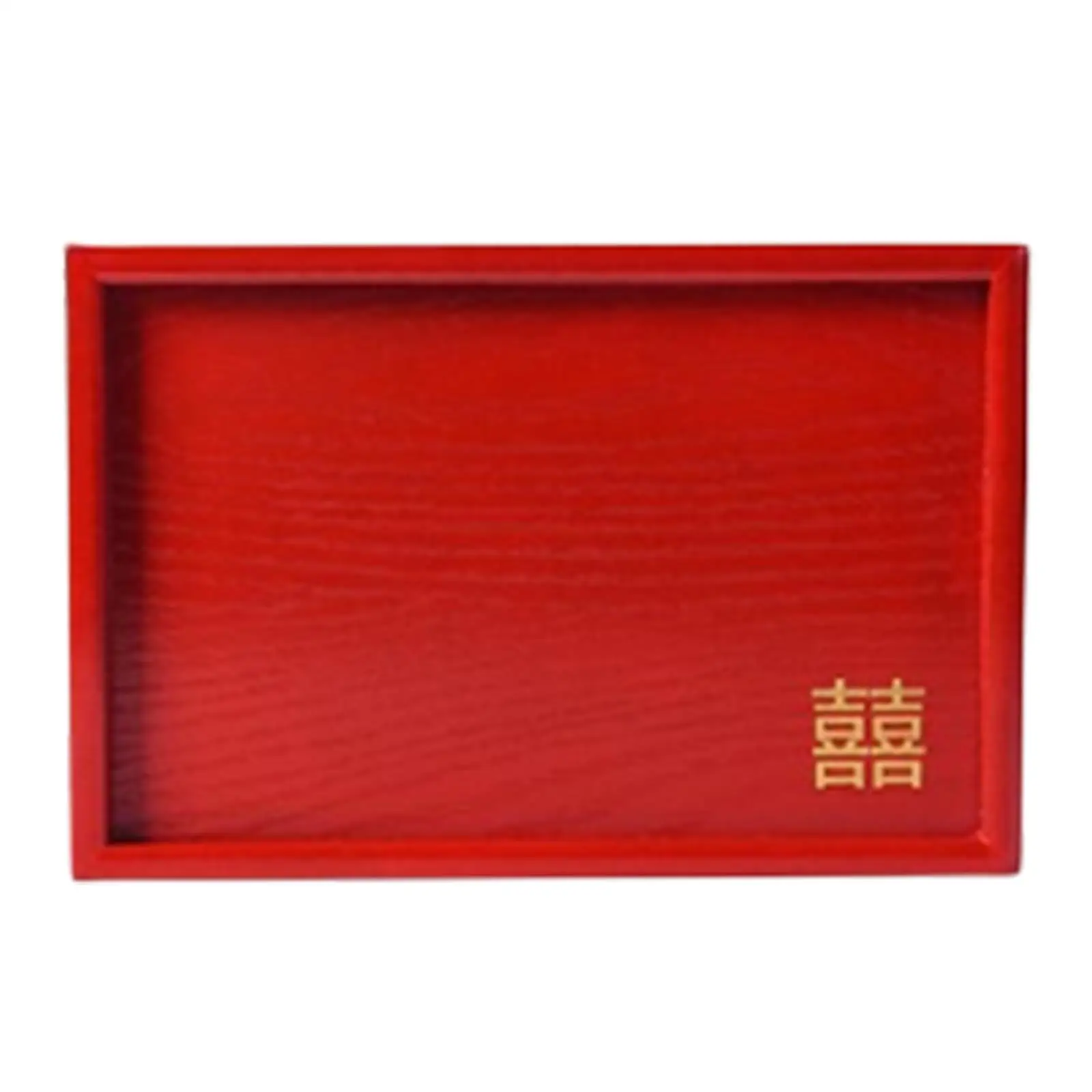 Xi Character Wedding Serving Tray Traditional Fruit Plate for Wedding Supplies Celebration Bridal Shower Counter Festival